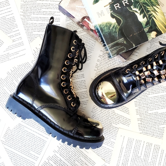 Jeffrey Campbell Kickstart Vegan Combat 
